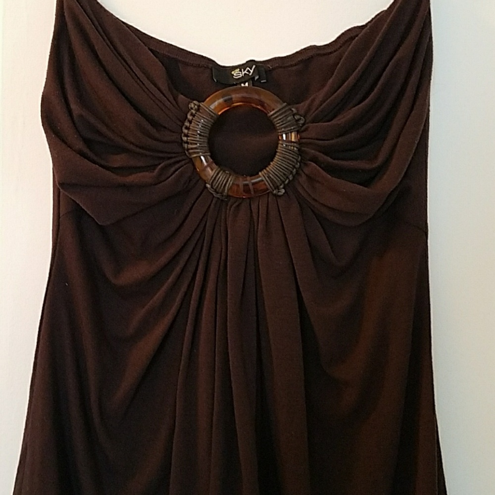 Strapless shirt